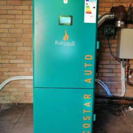 5 kl. granulinis katilas Mareli ECOSTAR  AUTO 12 kW