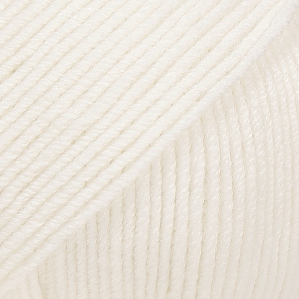 BABY MERINO UNI COLOUR 01 white