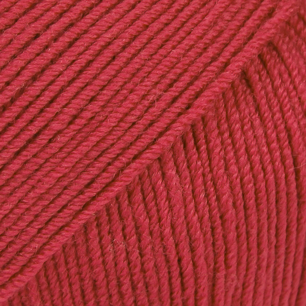 BABY MERINO UNI COLOUR 16 red