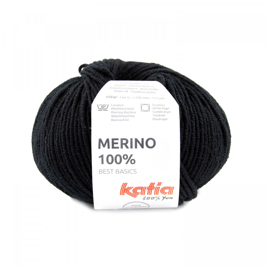 Basic merino Black (Nr. 2)