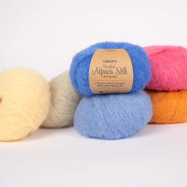 BRUSHED ALPACA SILK UNI COLOUR 26 cobalt blue