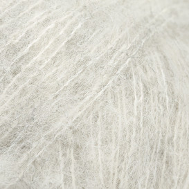 BRUSHED ALPACA SILK UNI COLOUR 35 pearl grey