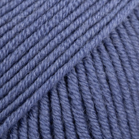 MERINO EXTRA FINE UNI COLOUR 13 denim blue