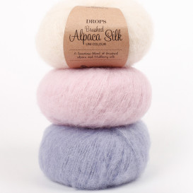 BRUSHED ALPACA SILK UNI COLOUR 39 navy blue