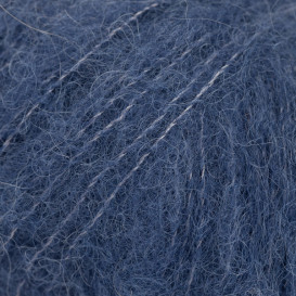 BRUSHED ALPACA SILK UNI COLOUR 39 navy blue