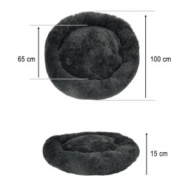 Tamsiai pilkas gyvūnų gultas 100cm.