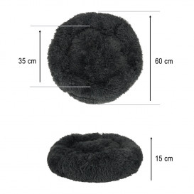 Tamsiai pilkas gultas 60cm.