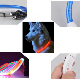 Led apykaklė mėlyna