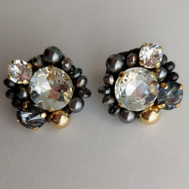 Auskarai su swarovski kristalais 925