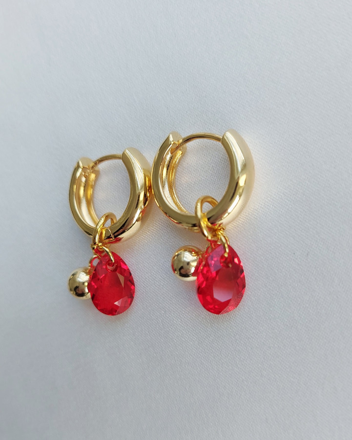 Auskarai rinkės su swarovski ir hematitu