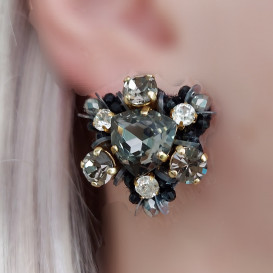 Puošnūs auskarai su swarovski