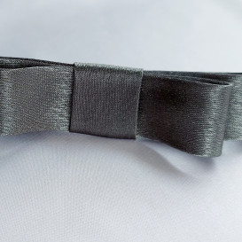 Plaukų segtukas- kaspinukas Dark Grey