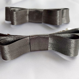 Plaukų segtukas- kaspinukas Dark Grey