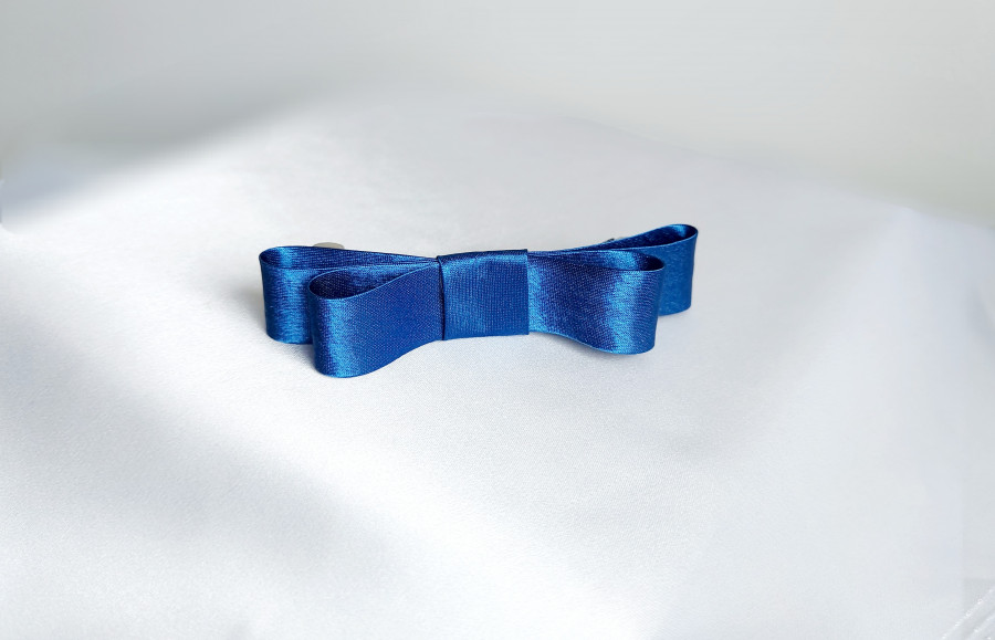 Plaukų segtukas- kaspinukas Blue