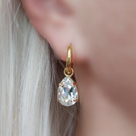 Odinis kaklo papuošalas su swarovski akute