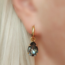 Odinis kaklo papuošalas su swarovski akute