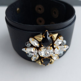 Odinė apyrankė su swarovski