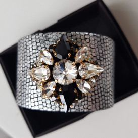 Odinė apyrankė su swarovski