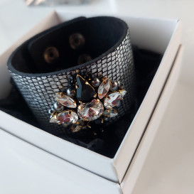 Odinė apyrankė su swarovski