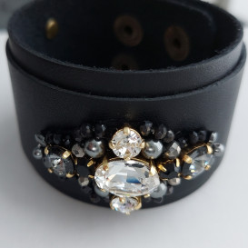 Odinė apyrankė su swarovski