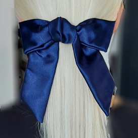 Sagė-kaspinas plaukams dark blue