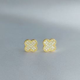 Mini dobiliukai prie ausies sidabras 925