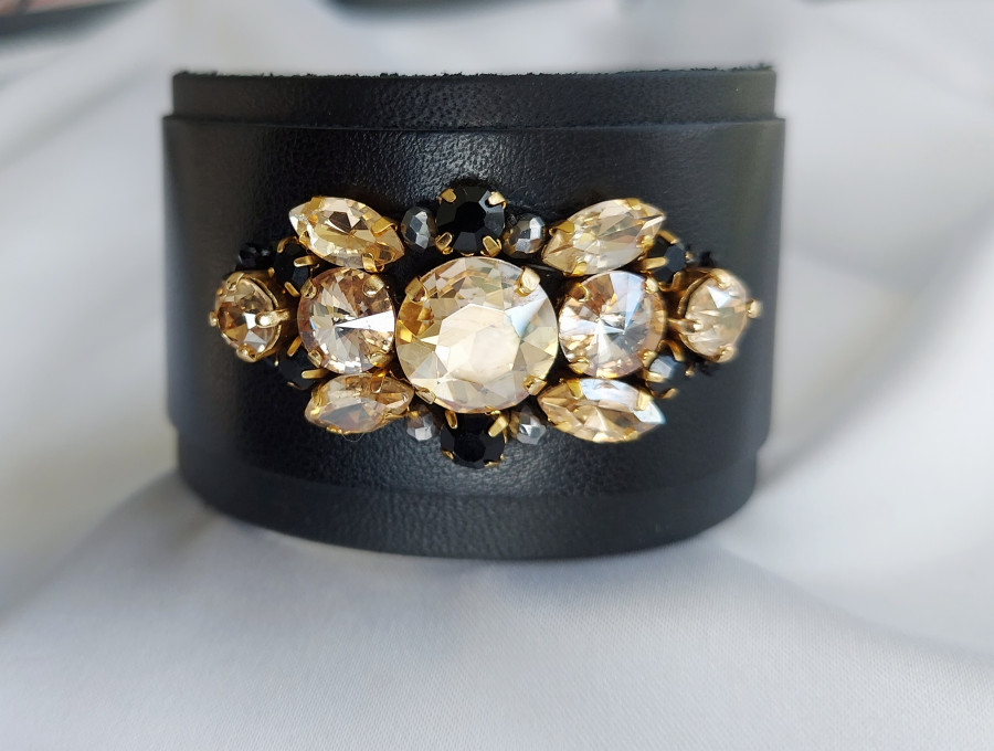 Odinė apyrankė su swarovski