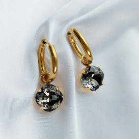 Odinis kaklo papuošalas su swarovski akute "Rombas"