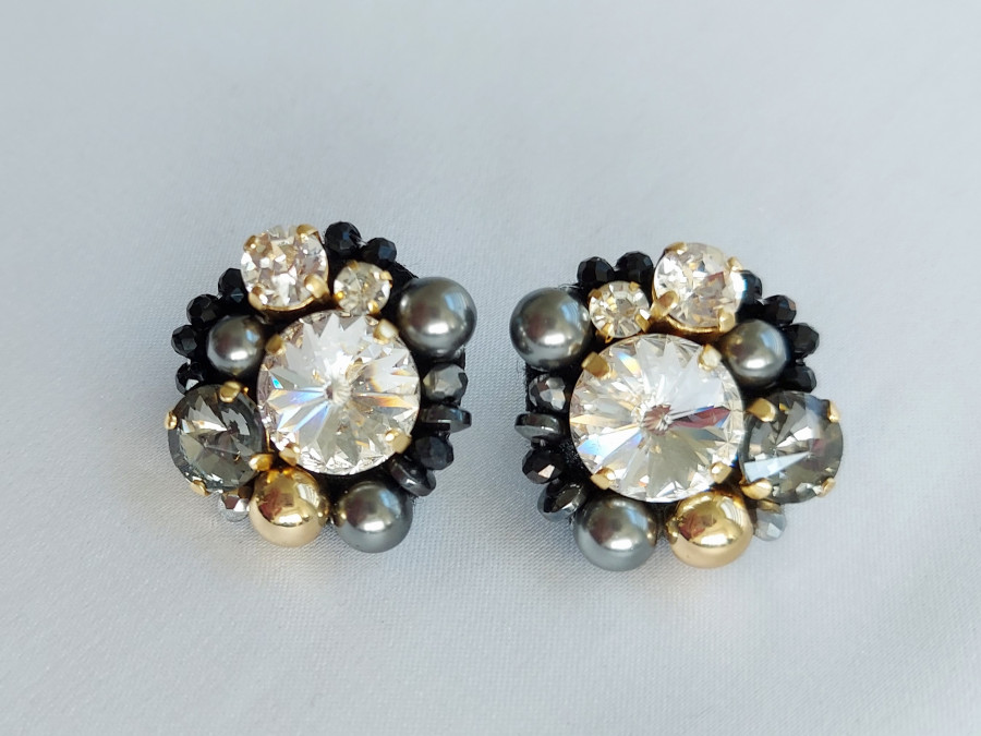 Auskarai su swarovski kristalais 925 Crystal
