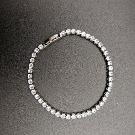 Apyranke Tennis 3mm sidabro sp.