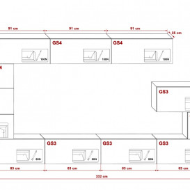 SEKCIJA FXT89 330CM