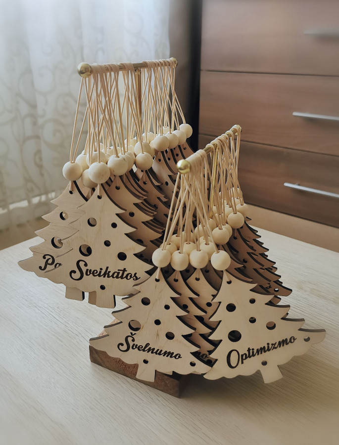 Dekoracijos su palinkėjimu