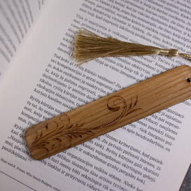 Ąžuolinis skirtukas knygai ORNAMENTAS