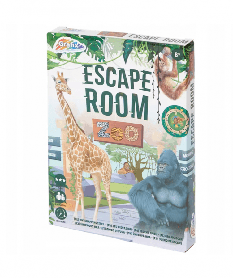 Stalo žaidimas vaikams Escape Room Zoo Animals