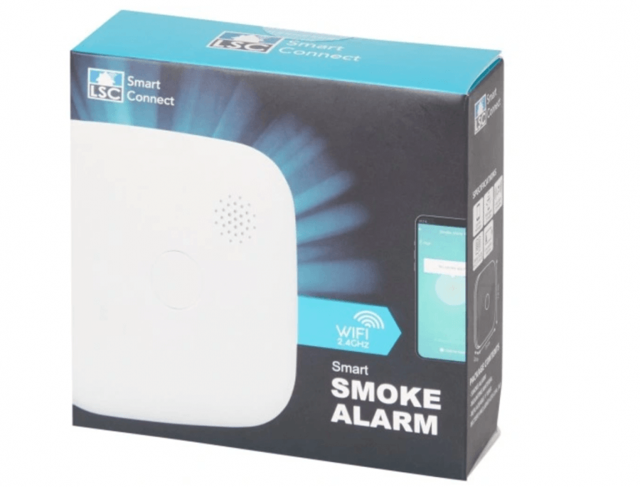 LSC Smart Connect 85 dB wi-fi 2,4 GHz išmanus dūmų detektorius