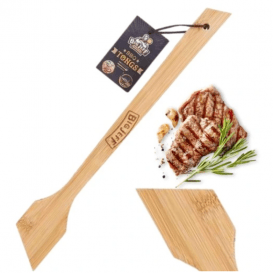 Medinės bambuko žnyplės mėsai BBQ 38,5 cm