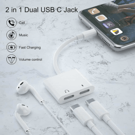 Audio logic USB-C į 2xUSB-C adapterio skirstytuvas