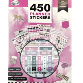 Klasikiniai Craft Universe lipdukai 450 vnt.