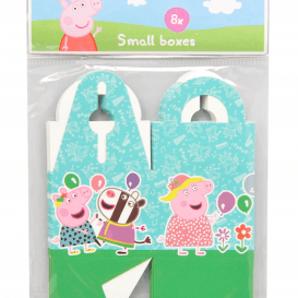 Peppa Pig gimtadienio saldainių dėžutės 8 vnt.