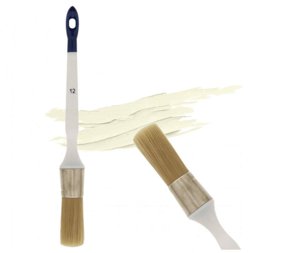 Djok tools apvalus tiesus šepetys, 6 cm