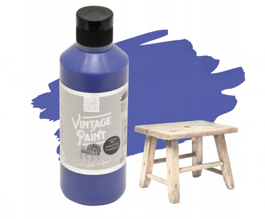 Home Deco kreidiniai dažai vandens pagrindu, sodri mėlyna, 250 ml