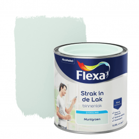 Flexa Tight interjerų dažai mėtų žalumo satino blizgesiui 250 ml