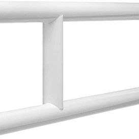 Plieger Comfort tualeto atrama plastikinė 70 cm balta sulankstoma, skirta tvirtinti prie sienos