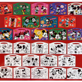 Minnie Mouse spalvinimo nutrynimo knygelė, 14 dvipusių lapų