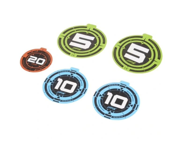 Toi Toys 5 vienetai daugkartinio naudojimo lipdukai taikiniai