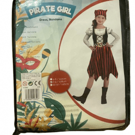 Karnavalinis piratės kostiumas mergaitei