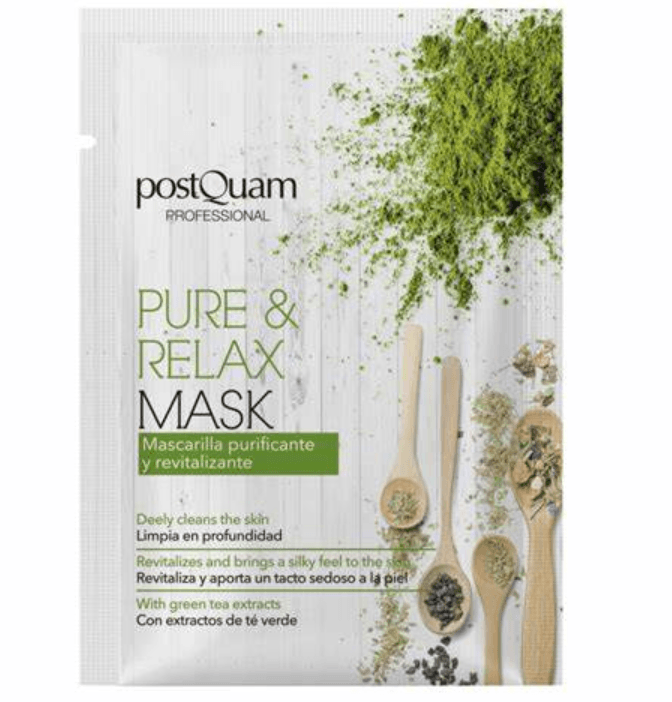 Veido kaukė PURE & RELAX 10ML – giliai valo ir atgaivina odą