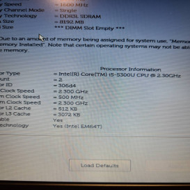 Dell Latitude E7250 veikianti plokštė, BIOS OK
