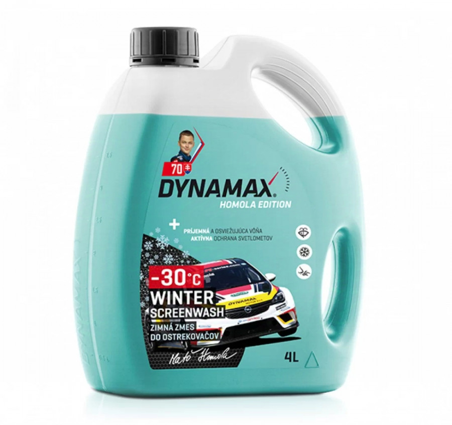 ŽIEMINIS LANGŲ APIPLOVIMO SKYSTIS DYNAMAX SCREENWASH -30 C RACING 4L