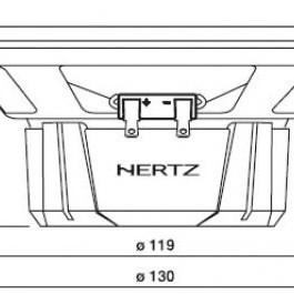 Hertz Dieci DSK 130 – 13 cm komponentiniai garsiakalbiai (120W, 2 vnt.)